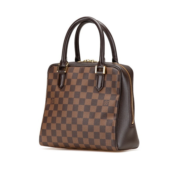 Louis Vuitton Leather Damier Brera Handbag Brown - Picture 2 of 8